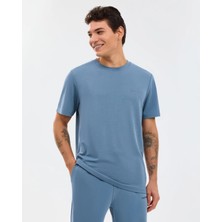 Skechers M Regular T-Shirt Erkek Lacivert Tshirt S2610125-0558