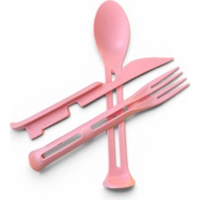 Açsel Plastik Çatal Kaşıl Bıçak Seti Kamp Piknik Restoran Paket Servis Yemek Seti 3’lü