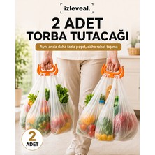 Afloia Poşet Tutma Aparatı 2'li Set Market Alışveriş Poşeti Taşıma Aparatı El Koruyucu Tutacak