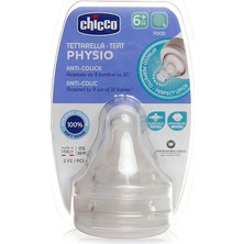Chicco Yeni Wellbeing Biberon Emziği 6 Ay+ Mama Akışlı 2'li (2 Adet)