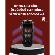 Pileli Store Uzun Ömürlü Elektrikli Sivrisinek Katili – Sessiz Çalışma, Güçlü Performans