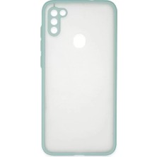 Sepetopia Samsung Galaxy A11 Kılıf Montreal Silikon Kapak - Turkuaz