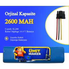 Ümit Maker Coredy SL200 Robot Süpürge 2600 Mah Batarya