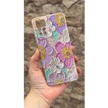 Vip Case Redmi Note 11 Pro Uyumlu Mor Çiçek Desenli Şeffaf Darbe Emici Kamera Korumalı Clear Kılıf