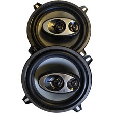 Audiomax 300 Watt 5 Inç 3 Yollu Oto Hoparlörü Yuvarlak Kapı Içi Ses Sistemi Takımı