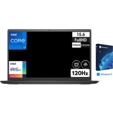 Dell Vostro 3530 I7-1355U  Windows 11 Pro Oem USB Kutu Iris Xe Graphics 15.6" Full Hd Taşınabilir Bilgisayar N1601PVNB350DB072