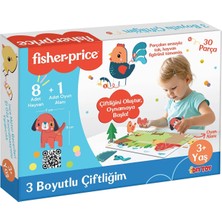 Fisher-Price Fisher Price 3 Boyutlu Çiftliğim (3 Adet)