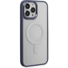 Sepetopia Apple iPhone 15 Pro Max Kılıf Room Magneticsafe Silikon - Sierra Blue