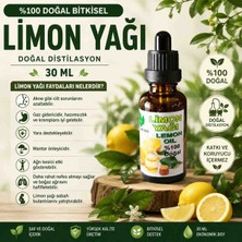 %100 Doğal Bitkisel Doğal Distülasyon Limon Yağı 30 ml Doğanın Mucizesi