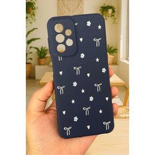 Vip Case Samsung Galaxy A52 Uyumlu Mini Fiyonk Desenli Silikon Darbe Emici Klasik Korumalı Rubber Kılıf