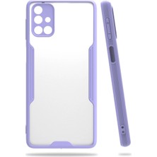 The Gencoo Samsung Galaxy M31S Kılıf Platin Silikon - Lila