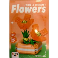 Sasta Flowers Orijinal Çiçek LEGO Set-3