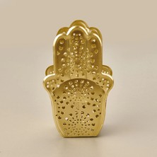 Kpm Etnik Metal Mumluk - Gold - 10 cm