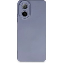 Sepetopia Oppo A38 Kılıf Nano Içi Kadife Silikon - Gri