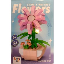 Sasta Flowers Orijinal Çiçek LEGO Set-4