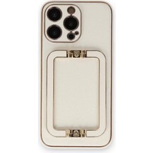 Sepetopia Apple iPhone 14 Pro Kılıf Coco Elit Kapak - Beyaz
