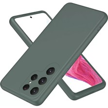 Sepetopia Samsung Galaxy S25 Ultra Kılıf First Silikon - Koyu Yeşil