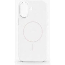 Velvoria iPhone 17 Aura Akıllı Magsafe Animasyonlu Silikon Kılıf Beyaz