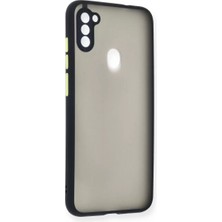 Sepetopia Samsung Galaxy A11 Kılıf Montreal Silikon Kapak - Lacivert