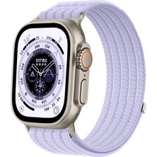 MMP Shop Apple Watch 11 / 10 46MM 49 / 45 / 44 mm Uyumlu Series 9/8/7/6/5/4/3/se Uyumlu Hasır Örgü Spor Cırtlı Kordon
