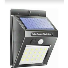 Nisibis Home Solar Sensörlü Güneş Enerjisi Duvar Tipi 20 Ledli LED Aplik