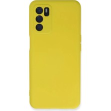 Sepetopia Oppo A16 Kılıf Nano Içi Kadife Silikon - Sarı