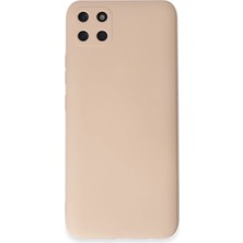 Magicool Realme C11 Kılıf Nano Içi Kadife Silikon - Pudra