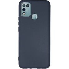Magicool Infinix Hot 10 Play Kılıf Nano Içi Kadife Silikon - Lacivert
