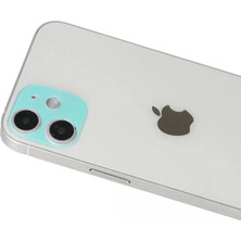 Sepetopia Apple iPhone 12 Rainbow Kamera Lens Koruma Cam - Yeşil