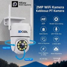 3dcool 3D-1100WF Hieasy Fullhd 1080P Pt Harekete Duyarlı Wi-Fi Kablosuz Kamera