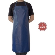Civilcivilal 5 Adet Su Geçirmez ve Leke Tutmaz Iş Önlüğü 70X120 cm Lacivert Renk