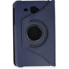 Magicool Samsung Galaxy T280 Tab A 7 Kılıf 360 Tablet Deri Kılıf - Lacivert