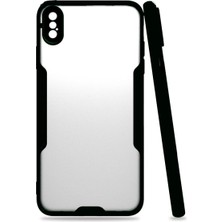 Magicool Iphone Xs Max Kılıf Platin Silikon - Siyah