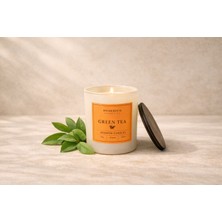 Homerium Greentea Soy Wax Candle 160 gr Bej