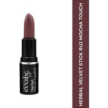 Evvahe Doğal Herbal Velvet Stıck Ruj 3- Mocha Touch 4 G E