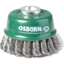 Osborn Pro Çanak Fırça Vidalı Inox D65 M14 0.50  mm