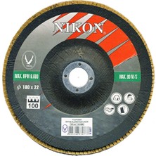 Nikon Alüminyum Oksit Flap Disk 115MM 100 Kum 20 Adet