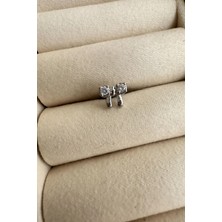 OkkoStore Cerrahi Çelik Taşlı Fiyonk Piercing