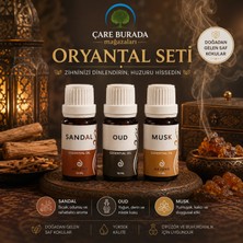Çare Burada Arjens Sandal & Oud & Musk 10 Esans ml | Oryantal Seti