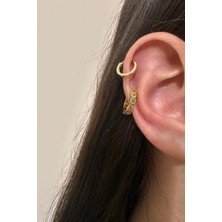 OkkoStore Çelik Taşlı Halka Piercing