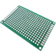 Tunelkom 4×6 cm Çift Taraflı Delikli Pcb Plaket