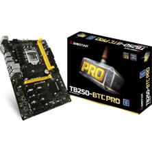 Biostar TB250-BTC Ddr4 6.7 Gen M.2 H110 Atx Anakart