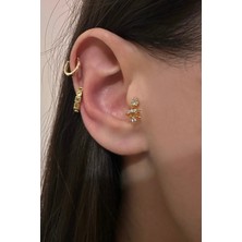 OkkoStore Çelik Üç Boyutlu Yıldız Piercing