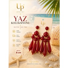 Up Atelier Yaz Koleksiyonu Plaj Modası Damla Model Küpe