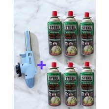 300 Derece Orijinal Pürmüz Çakmak +  6 Adet Steel Gaz Yedek