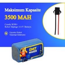 Ümit Maker Coredy R500+ Robot Süpürge 3500 Mah Batarya
