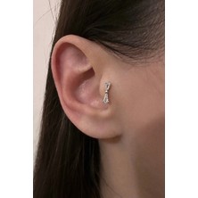 OkkoStore Çelik Taşlı Çubuk Piercing