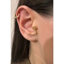 OkkoStore Çelik Sallantılı Kirpikli Göz Piercing