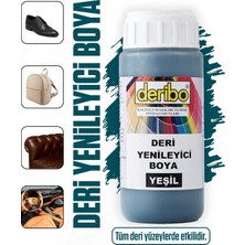 Deribo Deri Eşya, Ayakkabı, Koltuk, Direksiyon, Çanta, Deri Yenileyici Boya. 100ML. Sünger Hediyeli.