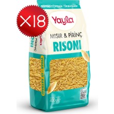 Yayla Mısır ve Pirinç Risoni Makarna 400 G X18